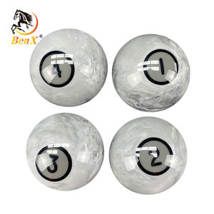 BenX personalizzato 57.2mm 2-1/4 "Logo in marmo <span class=keywords><strong>Snooker</strong></span> e palle da biliardo con un Design unico - Product Image 5