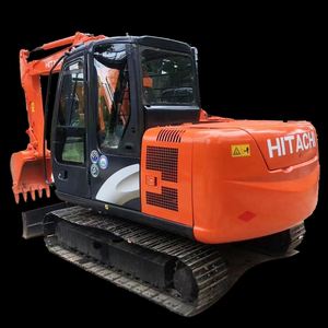 Mini-excavatrice Hitachi ZX60 d'origine japonaise, excavatrice sur chenilles de 6 tonnes, modèle 2023 avec pompe à engrenages PLC et roulement, certifiée CE - Product Image 1