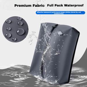 Sac de voyage pliable étanche et durable avec logo personnalisé, pompe à vide, sac de compression, sac de voyage en nylon avec poignée souple - Product Image 3