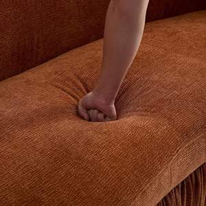 Divano curvo moderno a 4 posti con seduta profonda, struttura in legno, divano morbido e soffice per ville e appartamenti - Fornitore all'ingrosso - Product Image 3