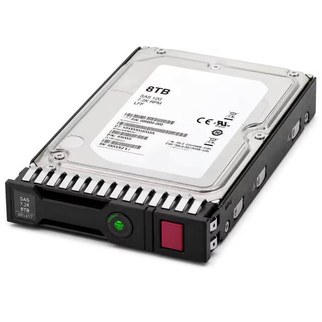 834031-B21 8TB SAS 12G Business Critical 7.2K LFF LP 512e Multi Vendor HDD Disk Server Hard Drive