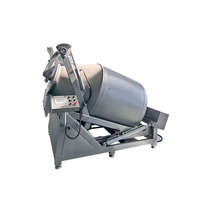 Machine d'alimentation hydraulique commerciale utilisée mélangeur de viande filet de poisson lisier et canard salé dégustateur sous vide Industries de restauration