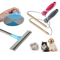 Éliminateur de poils d'animaux pour tapis, râteau à poils réglable à long manche pour l'élimination des poils de chien et de chat, outil réutilisable pour gratter les poils