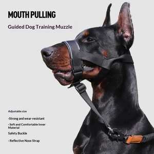 Nuevo Bozal para Perro Compatible con Correa, Anti-Mordida, Anti-Ladrido, Ajustable, de Cuero, para Perros Medianos/Grandes, para Entrenamiento Canino - Product Image 5