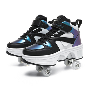 Factory New <strong>Kick</strong> <strong>Roller</strong> Shoes Rollershoes Sneakers Cool Style Skate Shoe <strong>Kick</strong> Out 4wheels Children Popular <strong>Roller</strong> Skate Shoes - Product Image 2