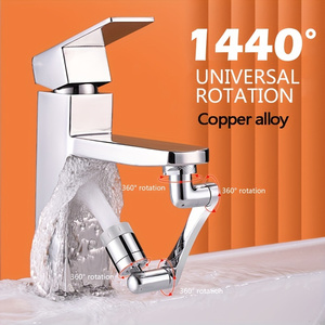 1080 Rotatif Robinet Extender Aérateur 1080 Degrés Pivotant Cuisine Bassin Robinet Pour Lavabo <span class=keywords><strong>De</strong></span> <span class=keywords><strong>Salle</strong></span> <span class=keywords><strong>De</strong></span> Bains - Product Image 4