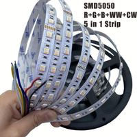 Guirlandes lumineuses LED Epistar Smart Factory Direct SMD 5050/5630/2835 DC 12V Corps en cuivre Largeur PCB 8mm Contrôle vocal Coupables IP67