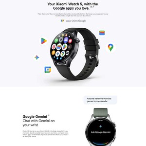 Xiaomi Watch 5 ขนาด 41-43 มม. หน้าจอ AMOLED ตัวเรือนสแตนเลส สายผ้า หน้าจอสัมผัส GPS NFC นาฬิกาติดตามสุขภาพสำหรับทุกเพศ - Product Image 3