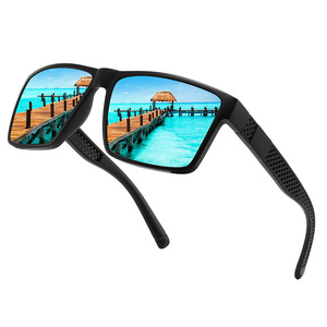 Gafas de Ciclismo Personalizadas con Lentes Polarizadas UV400 TAC, Montura Negra, para Deportes al Aire Libre, Pesca, Conducción, Gafas para Hombre - Product Image 1