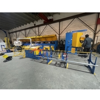 Machine automatique de déroulage, redressement et coupe de barres d'acier de 5 à 12 mm – Équipements de traitement des barres d'armature