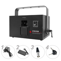 Wzao-projecteur Laser à Animation pleine couleur, lumière de scène professionnelle, RGB 10W