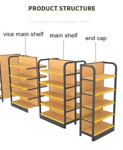 Mini kim loại giá hiển thị đứng siêu thị Kệ bánh mì cửa hàng tag chủ thẻ quảng cáo giữ dấu hiệu cho giấy nhãn - Product Image 5