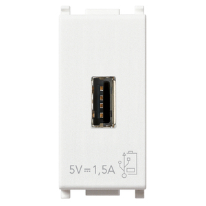 Bloc d'alimentation USB 5V 1.5A Chargeur mural blanc - Product Image 1