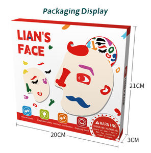 I bambini che cambiano il viso di emozione fanno i volti fai da te descrivono i sentimenti giocattoli educativi per bambini - Product Image 6