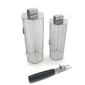 Cestas giratorias hexagonales para parrilla, cesta rodante para <span class=keywords><strong>barbacoa</strong></span> de acero inoxidable para asar verduras, <span class=keywords><strong>barbacoa</strong></span>, <span class=keywords><strong>Kit</strong></span> para exteriores, accesorios para parrilla - Product Image 2