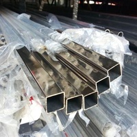 Tube carré en acier inoxydable super duplex miroir AP BA 2B 8K PE BE 347H 2205 1.4462 2507 1.4410 2520 S31803