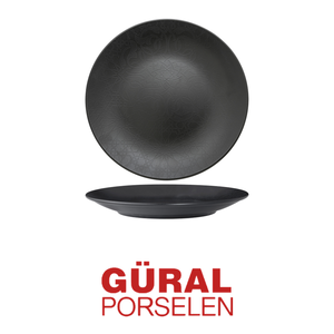 Plato de Cena Negro Mate Gural, Porcelana Nueva, 30 cm, Suministros para Hostelería, Vajilla al por Mayor - Product Image 4