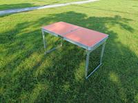 Ensemble de table et de chaises de jardin pliables en alliage d'aluminium moderne, hauteur réglable, imperméable, durable, léger, camping, pique-nique