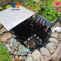 Géomembrane HDPE lisse anti-infiltration pratique pour la construction, pour la prévention des infiltrations dans les barrages, les étangs et les bassins piscicoles, matériaux EPDM/EVA