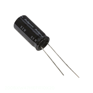 ตัวแทนจำหน่ายอย่างเป็นทางการ ตัวเก็บประจุแบบ Through Hole 47 uF CAP ALUM 47UF 20% 200V RADIAL TH 200BXW47MEFR10X20 - Product Image 1