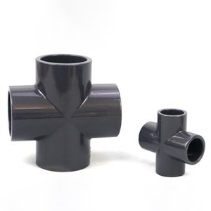Codo de PVC, Conector en Cruz, Materiales de Plomería para Bricolaje, Codo Galvanizado, Accesorio de Tubería de Plástico de PVC - Product Image 2