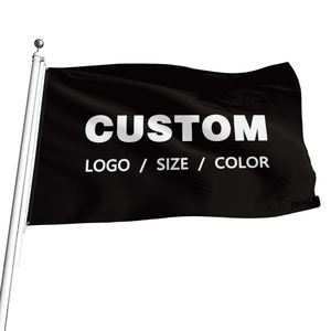 Bendera Spanduk Kustom Poliester 100D Kualitas Bagus Harga Terbaik Logo Apa Saja Desain Apa Saja Ukuran Apa Saja Biru Merah - Product Image 1