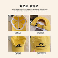 Topi Baseball Unisex Korea 6-Panel Koleksi Musim Semi 2026, Pinggiran Lebar yang Dapat Disesuaikan, Bagian Atas yang Lembut, 100% Katun, Bordir Mesin, Untuk Luar Ruangan