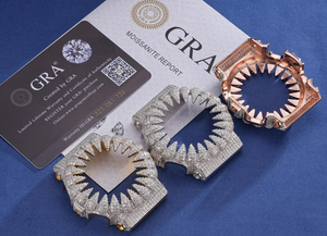 ขอบตัวเรือนนาฬิกา Stock Watch รุ่น <span class=keywords><strong>GA</strong></span>-<span class=keywords><strong>100</strong></span> 925 เงินแท้ ประดับด้วยมอสซิไนต์ VVS สำหรับนาฬิกา <span class=keywords><strong>G</strong></span>-<span class=keywords><strong>Shock</strong></span> GW6900 พร้อมขอบตัวเรือนนาฬิกาสีฟ้า แดง และสี W ประดับด้วยเพชร CZ - Product Image 3