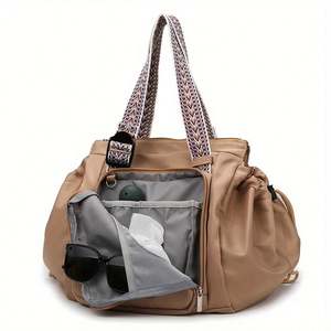 Sac de voyage multifonctionnel grande capacité avec compartiments intelligents, fourre-tout imperméable avec plusieurs options de transport pour la gym et les voyages - Product Image 4