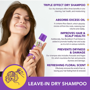 ALIVER OEM ODM Marque Privée 3 en 1 Shampooing Sec en Spray avec Multivitamines et Amidon de Riz Contrôle du Sébum Logo Personnalisé Vente Directe Usine - Product Image 4