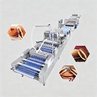 Nouvelle ligne de production automatique de Dorayaki, machine à faire des crêpes, grande capacité, acier inoxydable 304