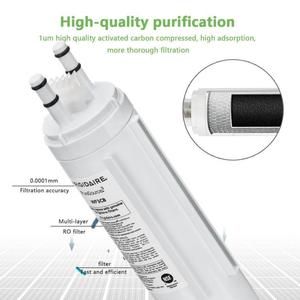 Filtre à <span class=keywords><strong>eau</strong></span> pour réfrigérateur WF3CB PureSource Ultra-II, certifié NSF et WQA, cartouche de filtre à <span class=keywords><strong>charbon</strong></span> de remplacement pour la maison - Product Image 4