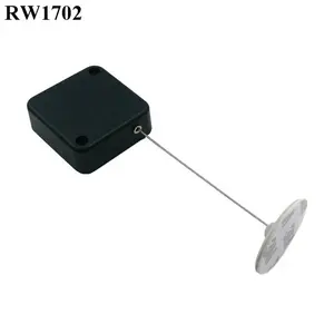 RUIWOR RW1702 Square Anti Theft Cable Retractor Plus Dia 30ミリメートルCircular Adhesive ABS PlateとHigh QualityとLow Price