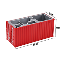 Modèle de bureau personnalisé en ABS, conteneur portable, porte-stylos professionnel, ornements, cadeaux de remerciement, promotion en soie