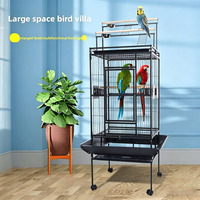 Jaula de Lujo XL para Loros, Venta al por Mayor de Fábrica, Jaula de Cría Extra Grande, Jaula de Alambre de Acero de Bajo Contenido de Carbono para Pájaros, con Agua