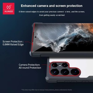 Xundd for <strong>Samsung</strong> Galaxy S23 <strong>S22</strong> Ultra S23 <strong>Plus</strong> Phone Case with Magnetic Ring Stand Airbag Shockproof TPU PC Back Clear <strong>Cover</strong> - Product Image 3