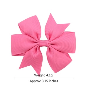 MIO Penjualan Terlaris Jepit Rambut Pita Buatan Tangan 3.15 Inci 38 Warna Aksesoris untuk Bayi Perempuan Anak-anak Jepit Rambut Imut - Product Image 6