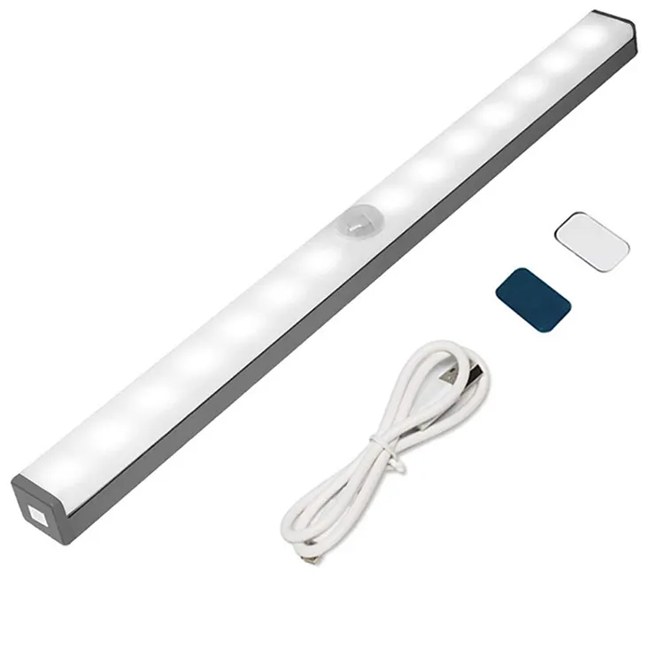 Stick Anywhere Closet Light Stair Lights USB Powered PIR Motion Sensor Led Night Lamp With Light Sensor