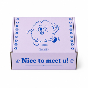 Scatola in Cartone Ondulato Personalizzata Certificata F S <span class=keywords><strong>C</strong></span>, Scatola di Spedizione per E-commerce con Personaggi Carini per Piccoli Regali - Product Image 1