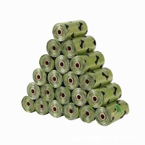 Sacs à déjections pour chiens et chats biodégradables écologiques en PLA, à faible teneur en carbone, sans plastique, personnalisables et compostables - Product Image 1