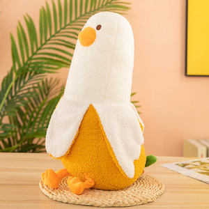 Muñeca de Peluche <span class=keywords><strong>X</strong></span> White Chick, Juguetes de Peluche de Plátano, Almohada de Peluche Adorable, Cojín para Dormir - Product Image 4