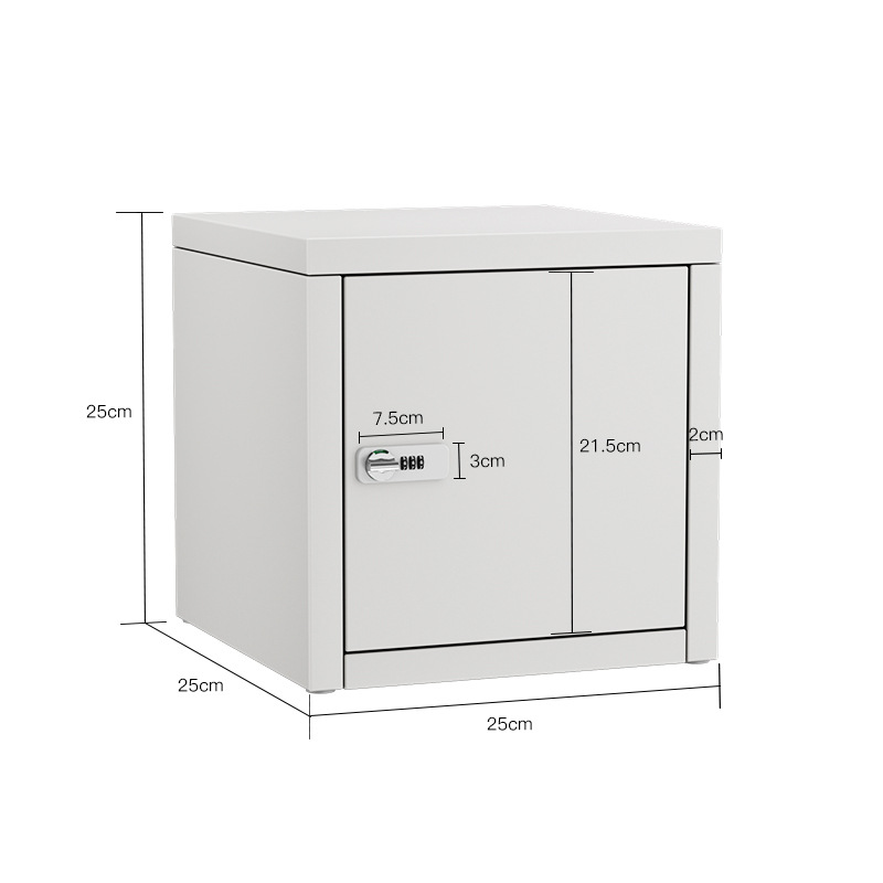 White combination lock [25*25*25]