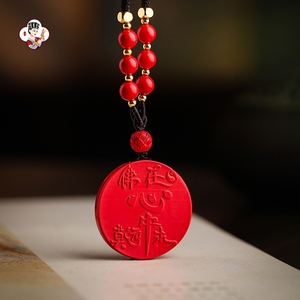 Collana di tendenza per le donne di alta qualità rosso <span class=keywords><strong>rubino</strong></span> Buddha collana artigianale corda ciondolo di moda catene pendenti - Product Image 5