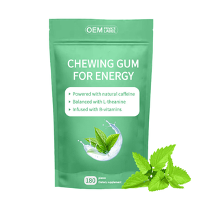 OEM bitkisel takviyeler şekersiz l-theanine enerji sakız odak enerji tabletleri sağlık takviyesi enerji sakız için - Product Image 1