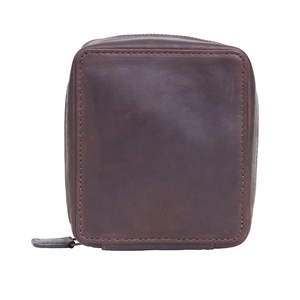 Hot Sale luxury leather tech organiser <b>bag</b> portable electronic <b>cable</b> and charger storage case for business travel and daily use - Product Image 2