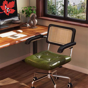 Sillas Modernas de Alta Calidad con Tapicería Verde, Sillas Acolchadas con Soporte Lumbar Profundo, <span class=keywords><strong>Silla</strong></span> <span class=keywords><strong>Cesca</strong></span> de Mimbre de Marcel Breuer - Product Image 5
