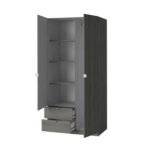 Gran oferta, ropa de dormitorio sencilla y moderna, <span class=keywords><strong>armario</strong></span> Almirah, <span class=keywords><strong>armario</strong></span> <span class=keywords><strong>pequeño</strong></span> de madera <span class=keywords><strong>con</strong></span> <span class=keywords><strong>espejo</strong></span> y cajones - Product Image 6