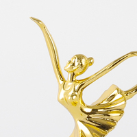 Proveedor de Piezas de Trofeos de Primera Calidad, Adornos de ABS con Forma de Bailarina de Ballet para Trofeos de Baile, para Concursos de Baile GZ34