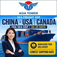 Transitaire fiable depuis 14 ans de Chine vers les États-Unis et le Canada, service FBA avec livraison DDP express par voie aérienne et maritime, pour les tentes de Noël