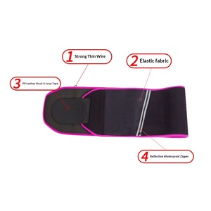 Ceinture de sudation amincissante avec poche pour la perte de poids, le sport, le fitness, soutien lombaire et entraînement - Product Image 2